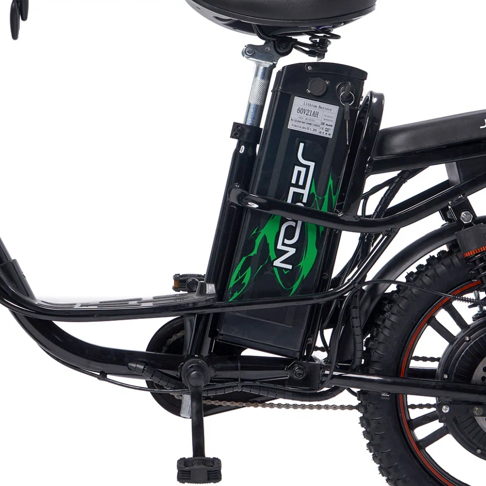 Электровелосипед Jetson Pro Max Ultra Plus (60V21Ah) (гидравлика) Черный