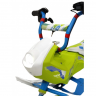 Электроснегокат Snow Razor Moto (зелено-голубой)