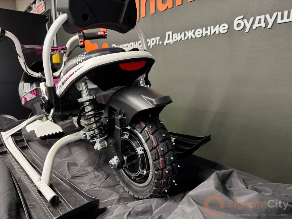 Электроснегокат Snow Razor Moto (черно-розовый)