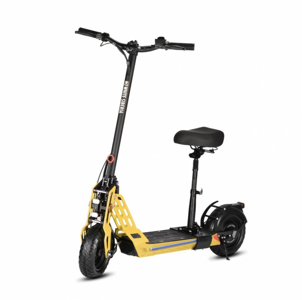 Электросамокат White Siberia TAIGA 1000W YELLOW (Желтый)