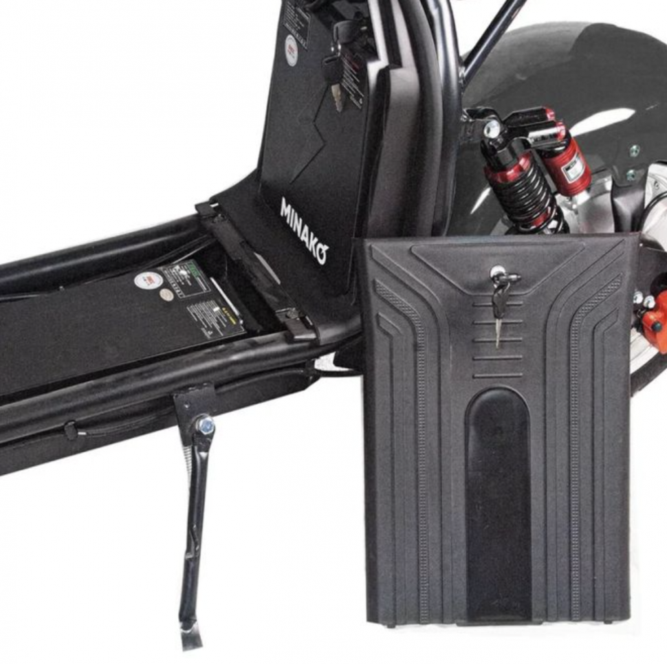 Электроскутер Minako Rex 2000w 40ah (черный)