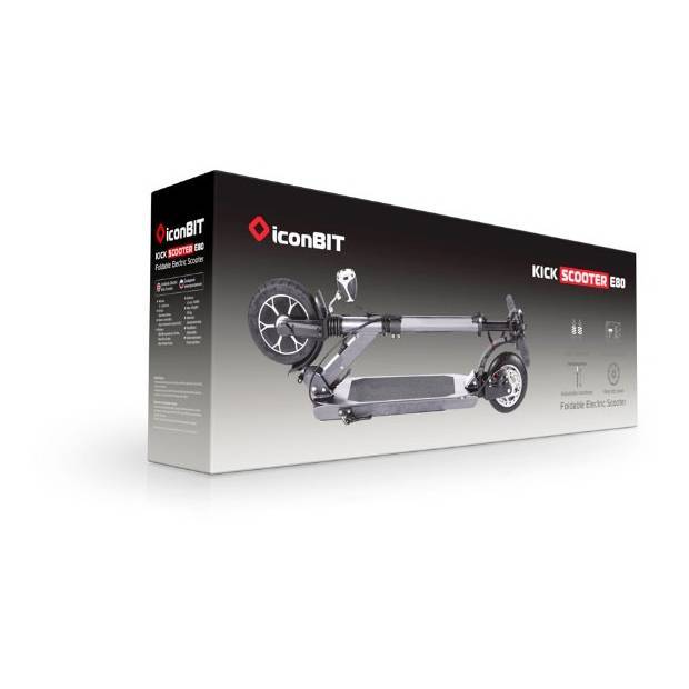 Электросамокат iconBIT Kick Scooter E80 (Черный) Электросамокат iconBIT Kick Scooter E80 (Черный)