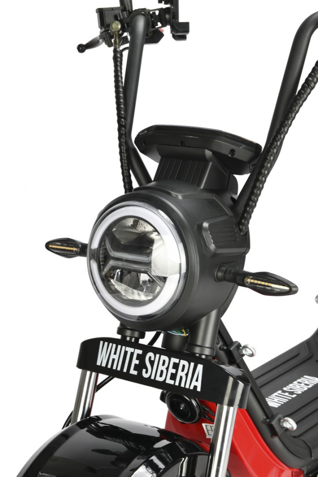 Электроскутер White Siberia MINI R 3.0 black 60v
