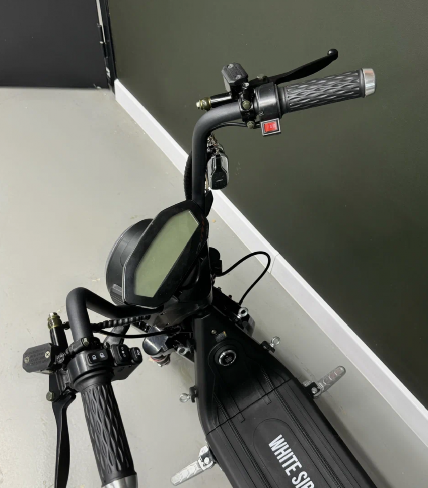 Электроскутер White Siberia MINI R 3.0 black 60v