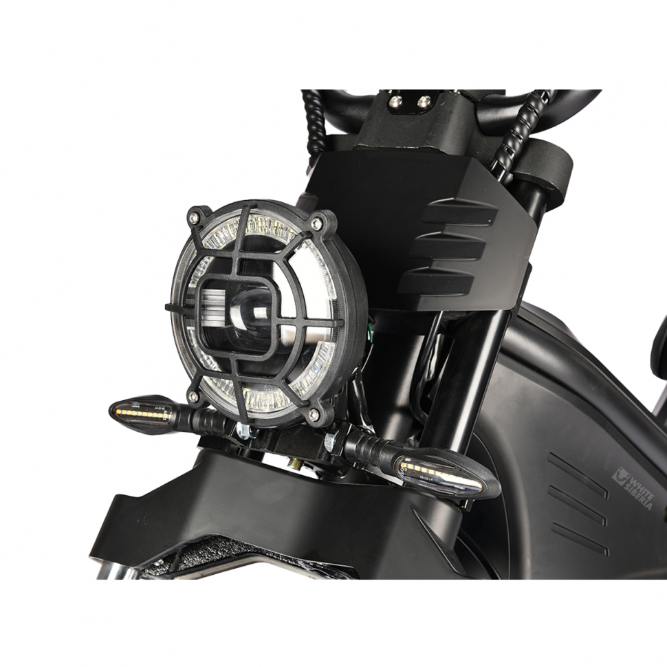 Электроскутер WHITE SIBERIA BLACK SEA (SILVER) 5000W
